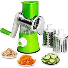 Table Top Drum Grater – Multifunction Rotary Vegetable Cutter,Vegatable slicer
