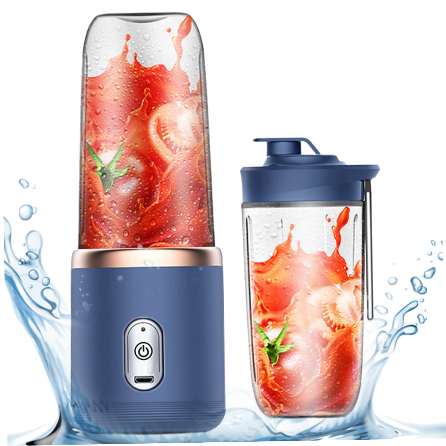 Mini Portable Juicer Blender – USB Rechargeable Fruit Mixer Cup