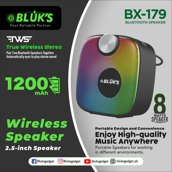 BX-179 Wireless Speaker 2.5-inch Speaker
