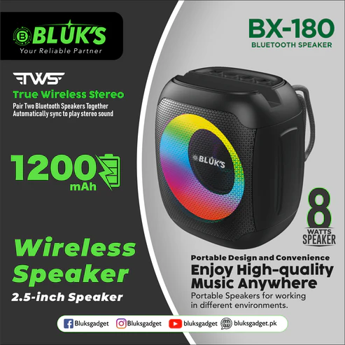 BX-180 Wireless Speaker 2.5-inch Speaker