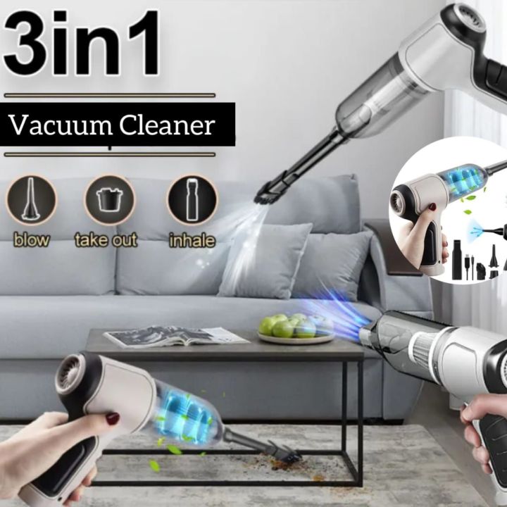 3-in-1 Vacuum Cleaner – Handheld, Blower & Suction Cleaner for Home