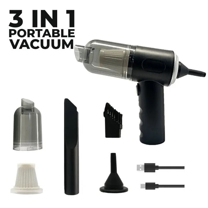 3-in-1 Vacuum Cleaner – Handheld, Blower & Suction Cleaner for Home