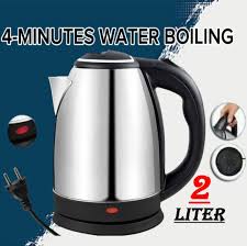 Stainless Steel Electric Kettle – Fast Boil Water Heater 1.8L