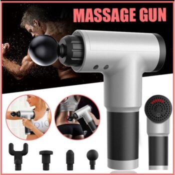 Rechargeable Massage Gun – Deep Tissue Muscle Relaxer (3 Colors)