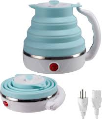 Travel Folding Electric Kettle – Portable Silicone Hot Water Boiler