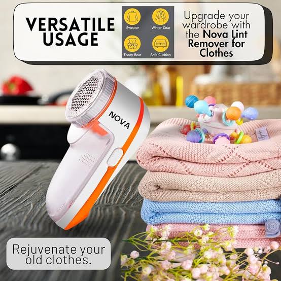Nova Lint Remover – Electric Fabric Shaver for Clothes & Wool