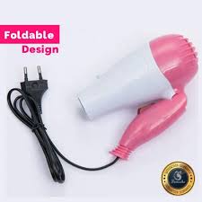 Mini Portable Hair Dryer – Foldable Travel Dryer (Pink Color)