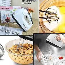 Super 7-Speed Hand Mixer – Powerful Electric Kitchen Beater