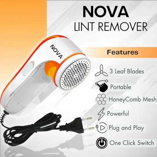 Nova Lint Remover – Electric Fabric Shaver for Clothes & Wool