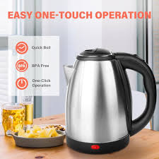Stainless Steel Electric Kettle – Fast Boil Water Heater 1.8L