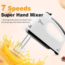 Super 7-Speed Hand Mixer – Powerful Electric Kitchen Beater
