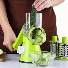 Table Top Drum Grater – Multifunction Rotary Vegetable Cutter,Vegatable slicer