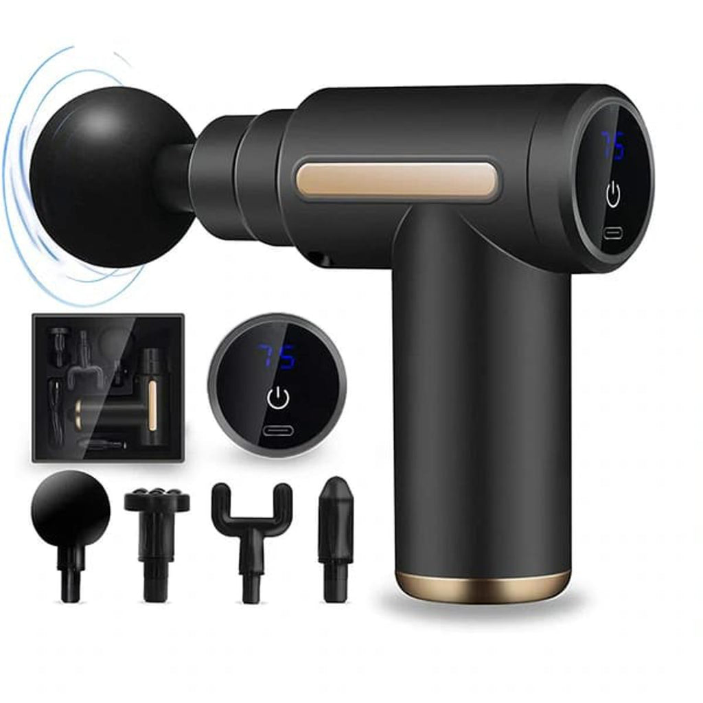 Rechargeable Massage Gun – Deep Tissue Muscle Relaxer (3 Colors)