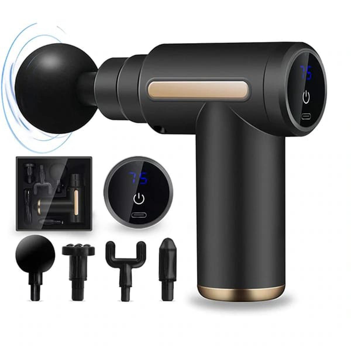 Rechargeable Massage Gun – Deep Tissue Muscle Relaxer (3 Colors)