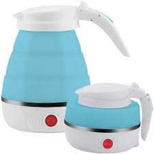 Travel Folding Electric Kettle – Portable Silicone Hot Water Boiler