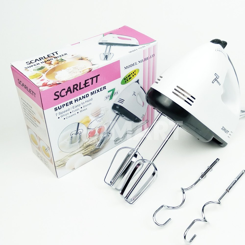 Super 7-Speed Hand Mixer – Powerful Electric Kitchen Beater