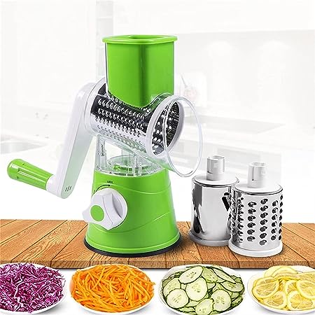 Table Top Drum Grater – Multifunction Rotary Vegetable Cutter,Vegatable slicer